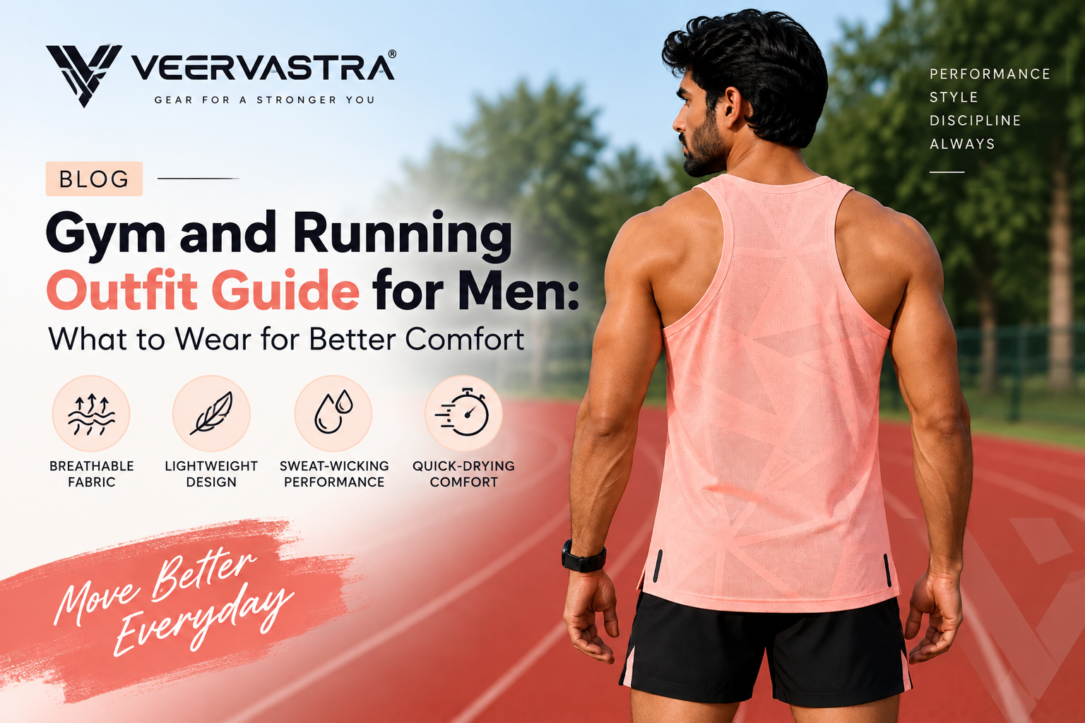 Gym and Running Outfit Guide for Men: What to Wear for Better Comfort