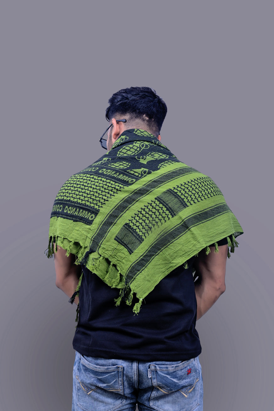 Olive Premium Green Commando Scarf