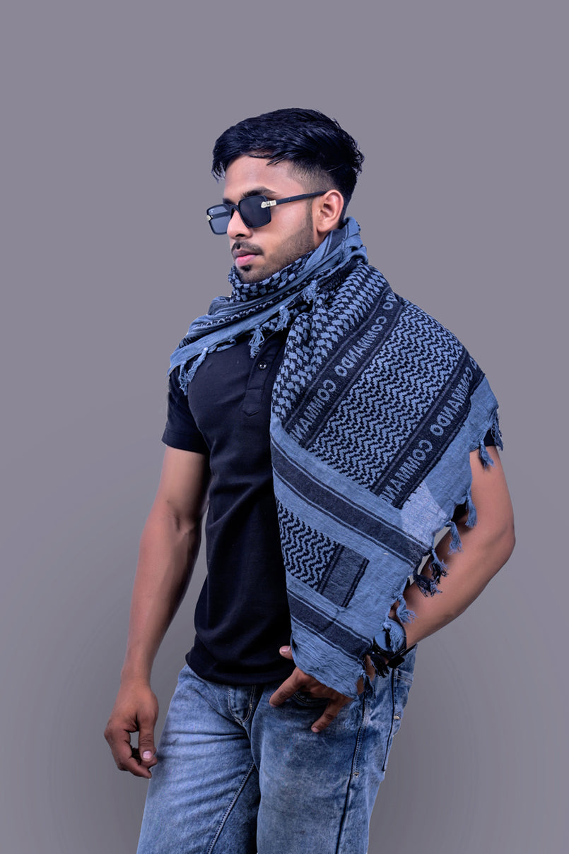 Light blue Commando Scarf