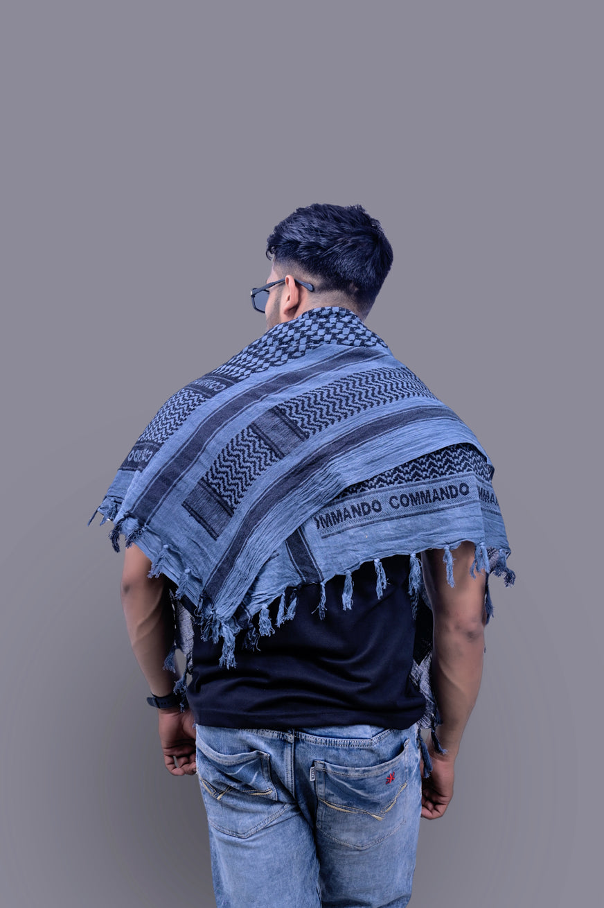 Light blue Commando Scarf