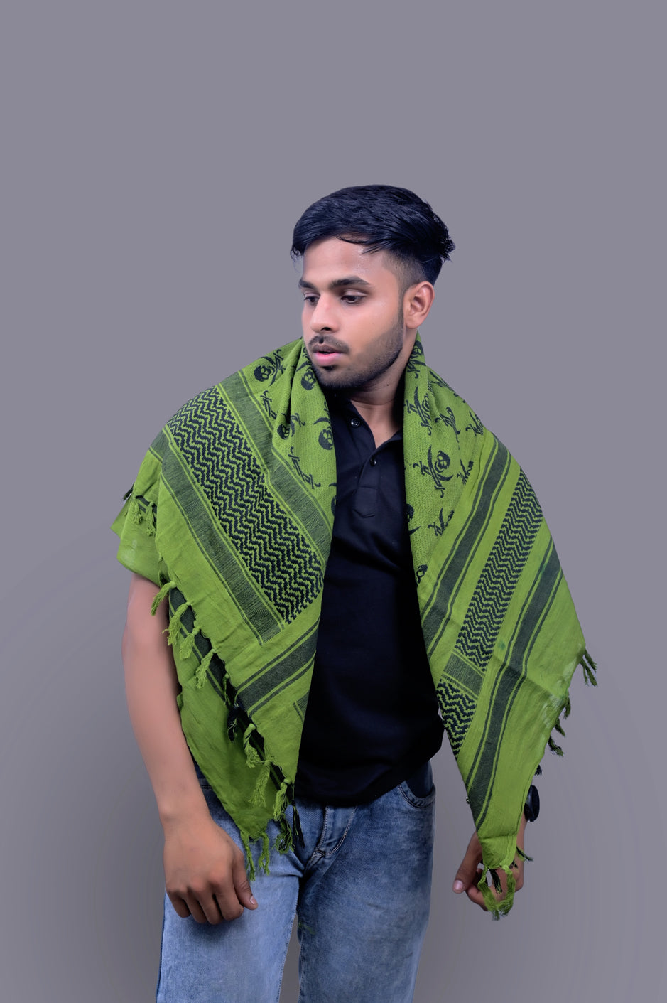 Olive Green Fighter Scarf