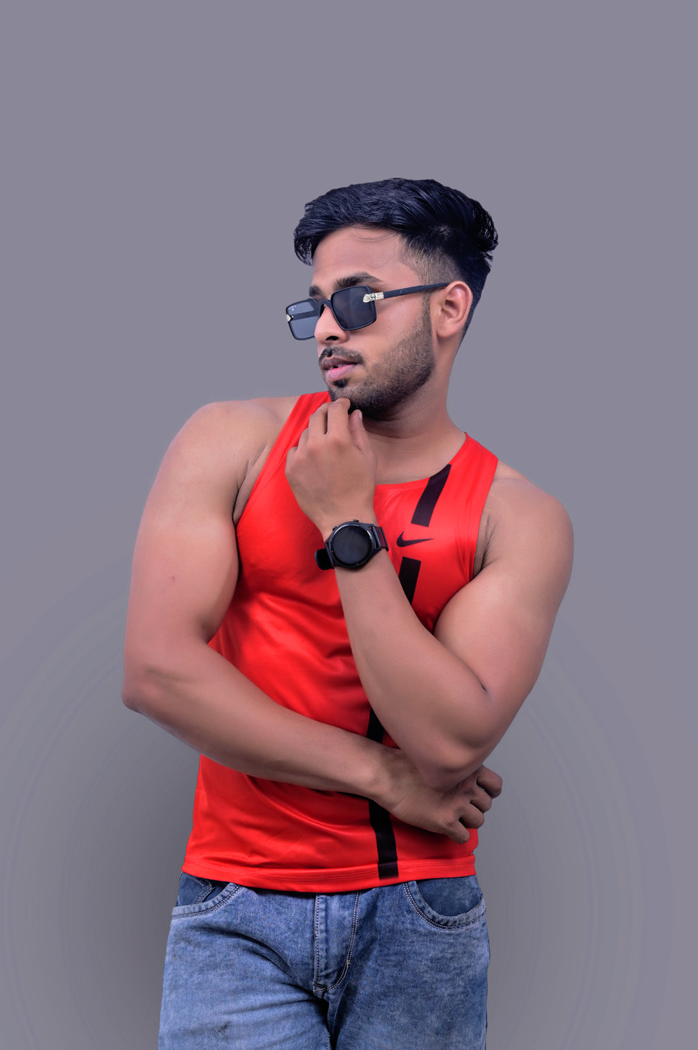 Classical Red Sando Vest