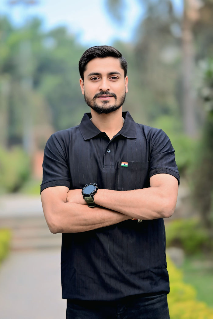 Premium Black Half Sleeve Polo T-Shirt