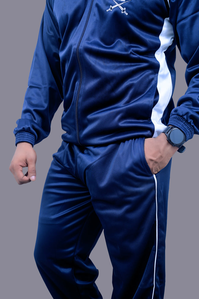 Indian Army Blue White Track Suit