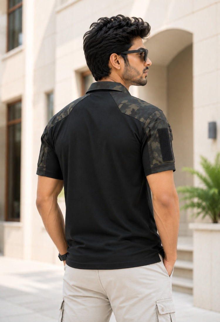Black Camo Tactical T-Shirt