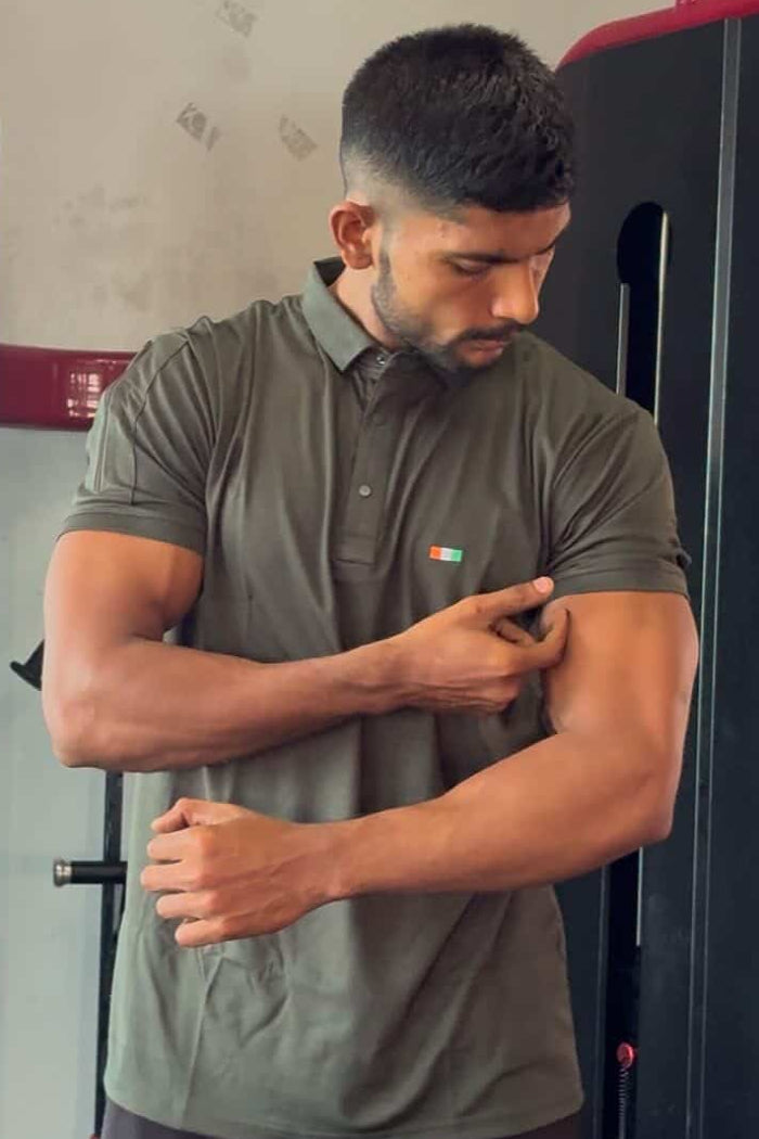 Imported Olive Green H/S Premium T-Shirt