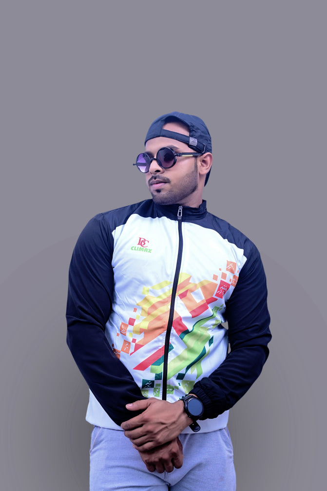 Khelo India Black White Upper