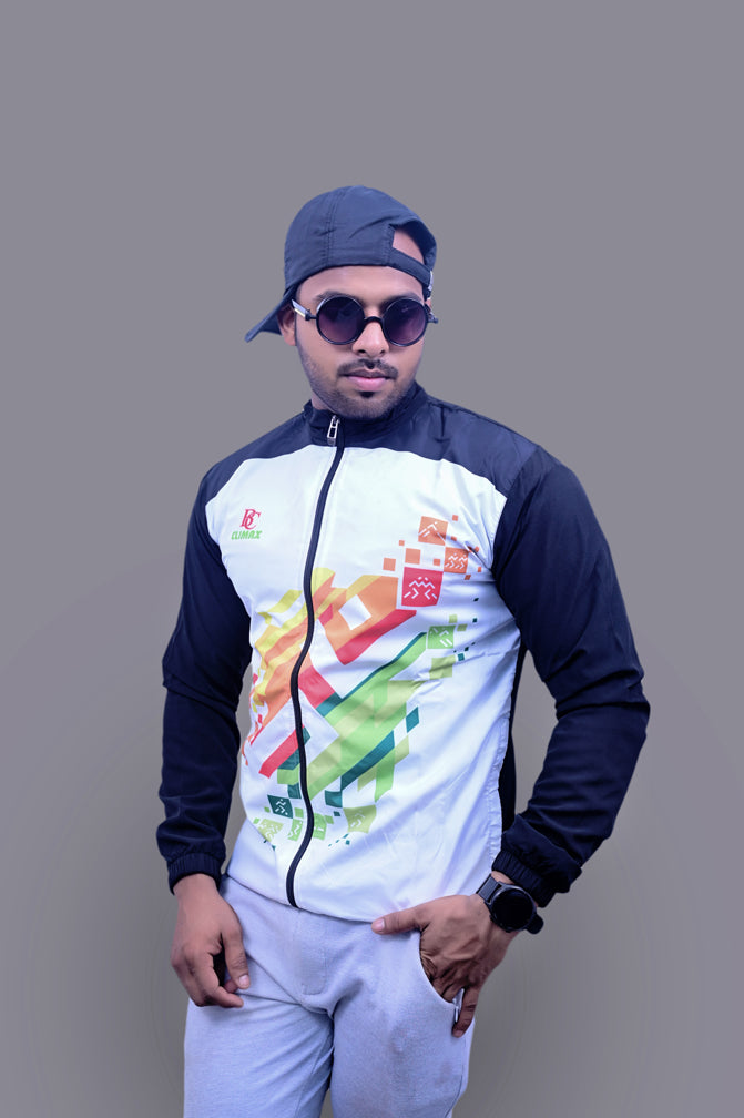 Khelo India Black White Upper