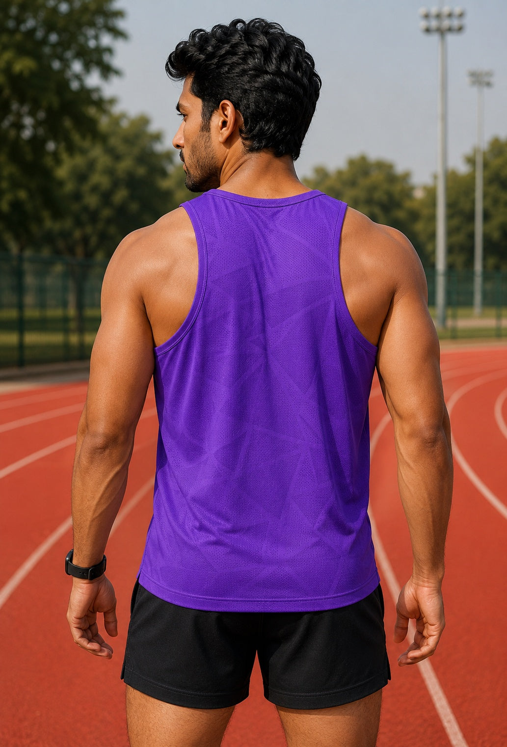 Purple Running Sando