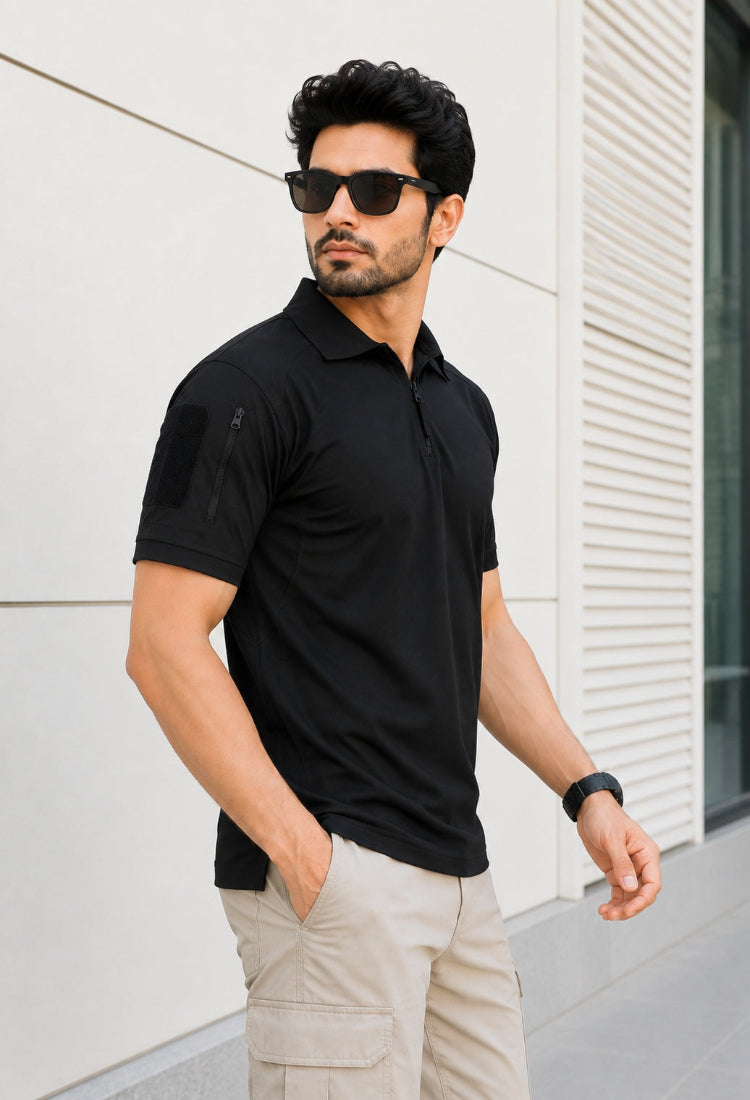Black Officer Choice Tactical H/S T-Shirt