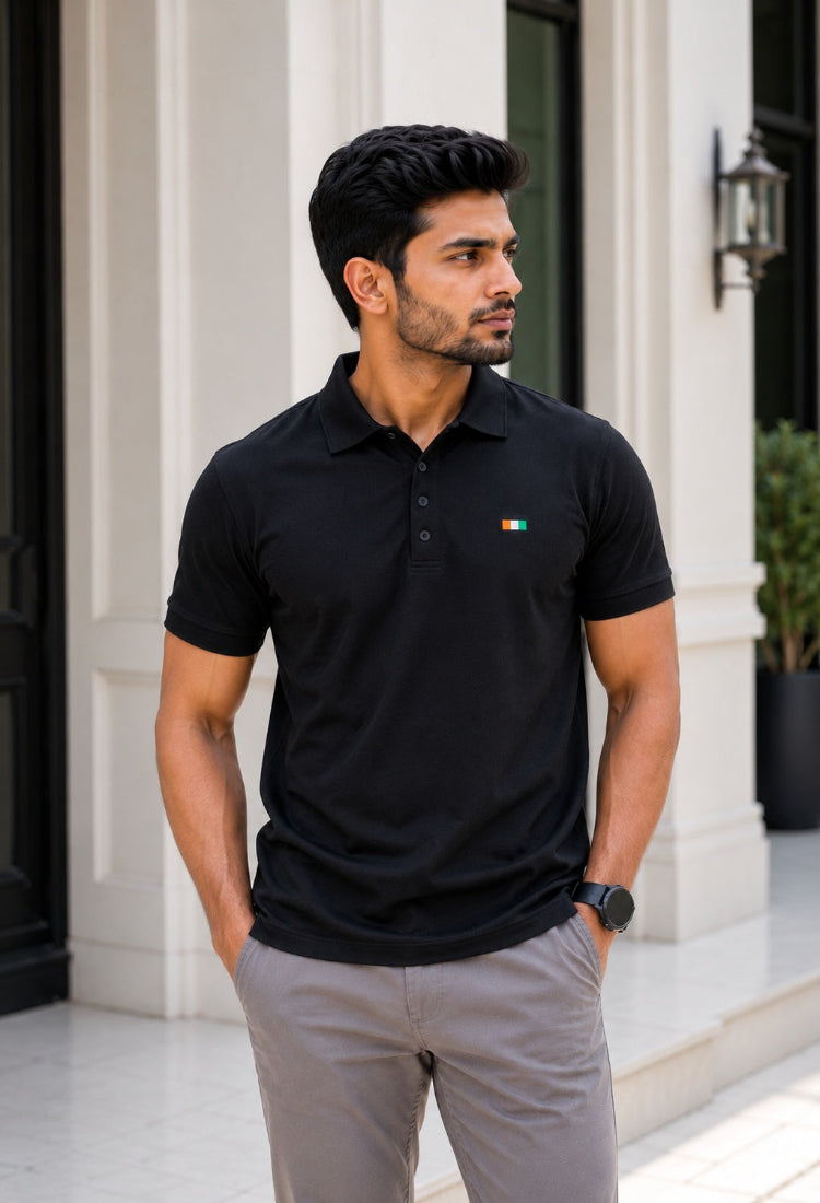 Imported Black H/S Premium T-Shirt