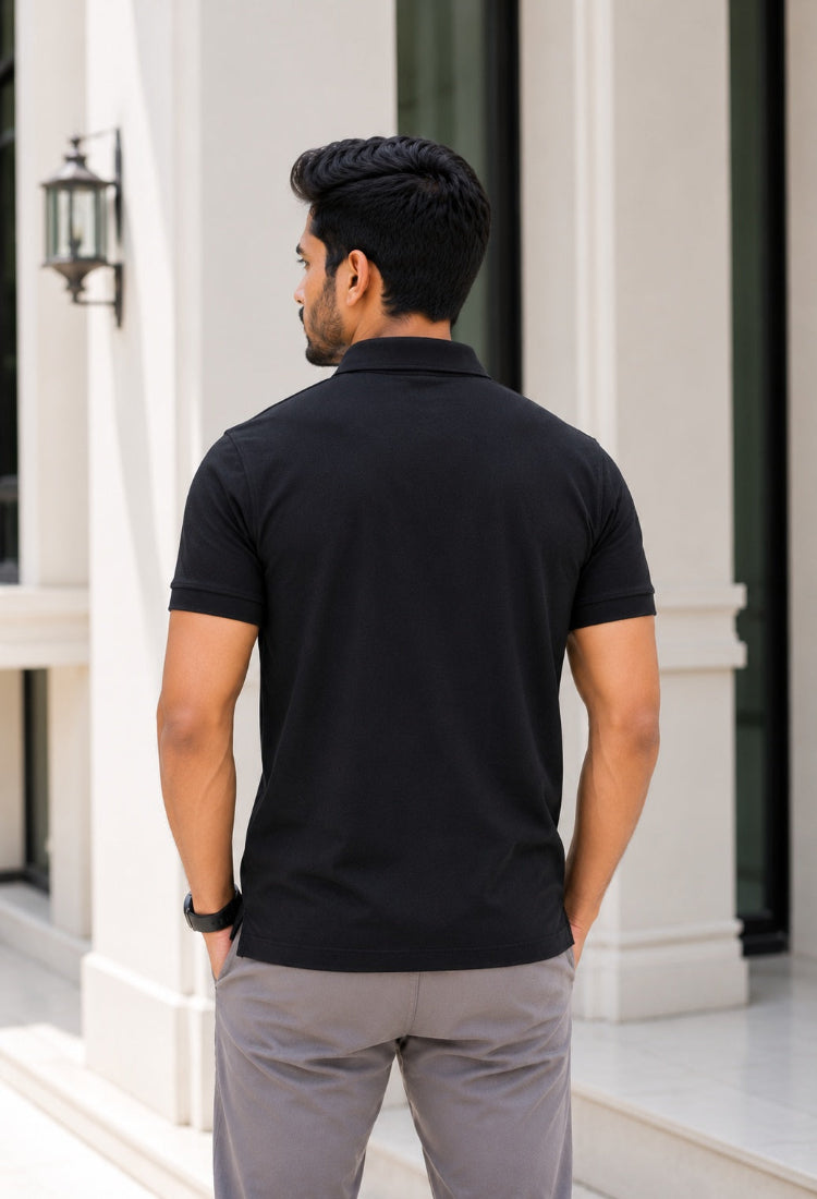 Imported Black H/S Premium T-Shirt