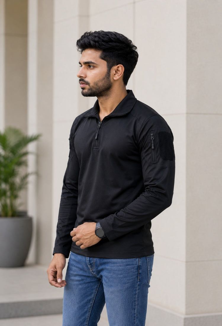 Z Black Sports  Full Sleeve T-Shirt