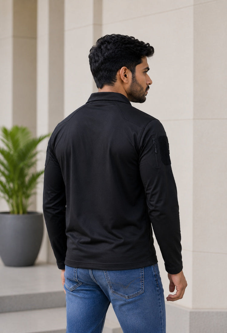 Z Black Sports  Full Sleeve T-Shirt
