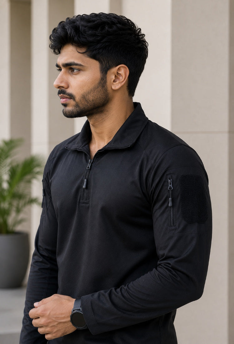 Z Black Sports  Full Sleeve T-Shirt