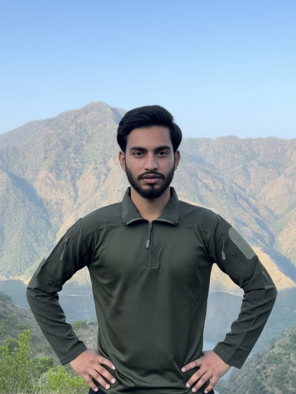OG Full Sleeve Olive Sports T-Shirt