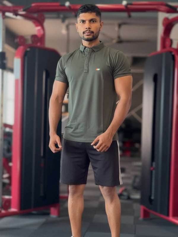 Imported Olive Green H/S Premium T-Shirt