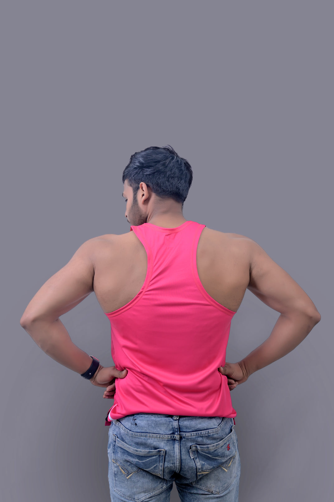 Pink Gym Fitness and Sports Vest