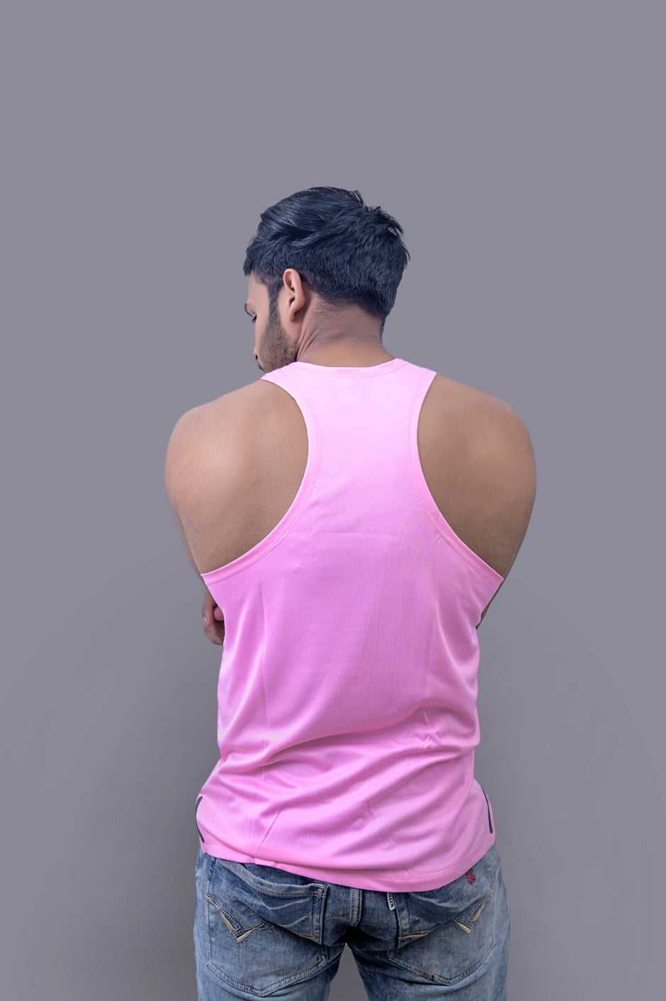 Baby Pink Gym Fitness and Sports Vest