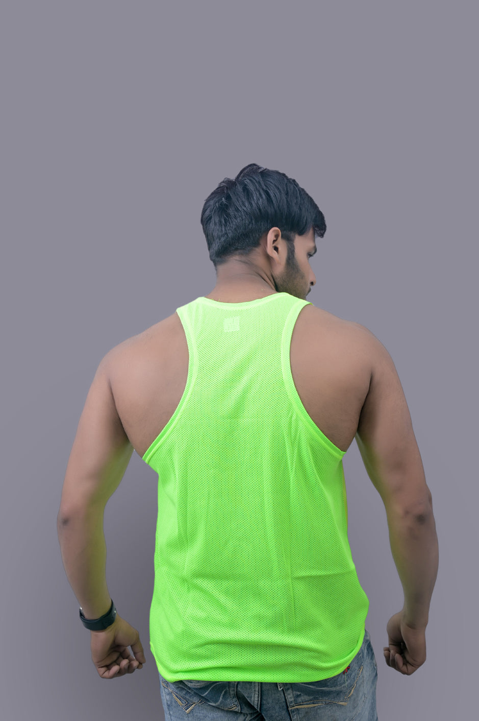 Parrot Green Gym Fitness and Sports Vest