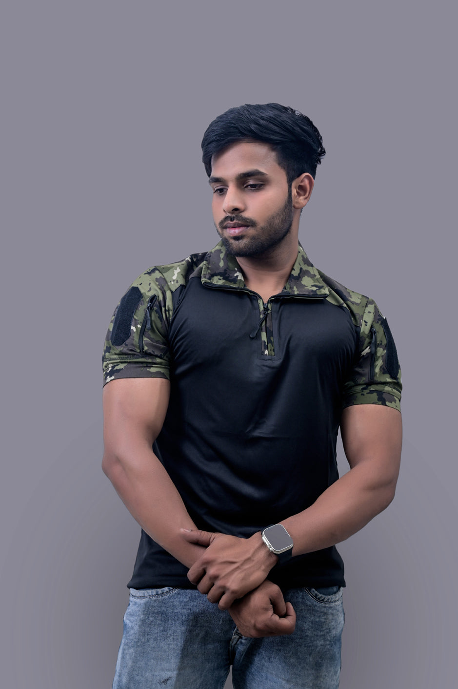 Cobra Army Half Sleeves T-Shirt