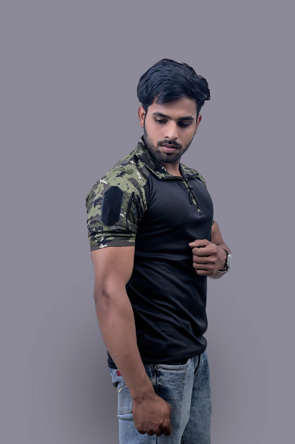 Cobra Army Half Sleeves T-Shirt