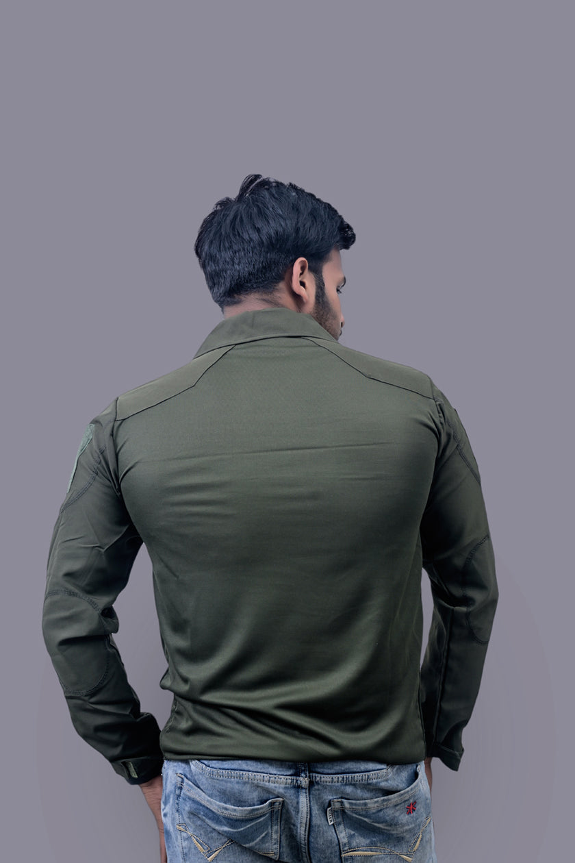 OG Full Sleeve Olive Sports T-Shirt