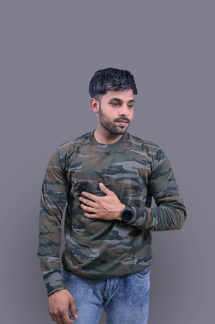 YODHA Full Sleeves Cotton T-Shirt