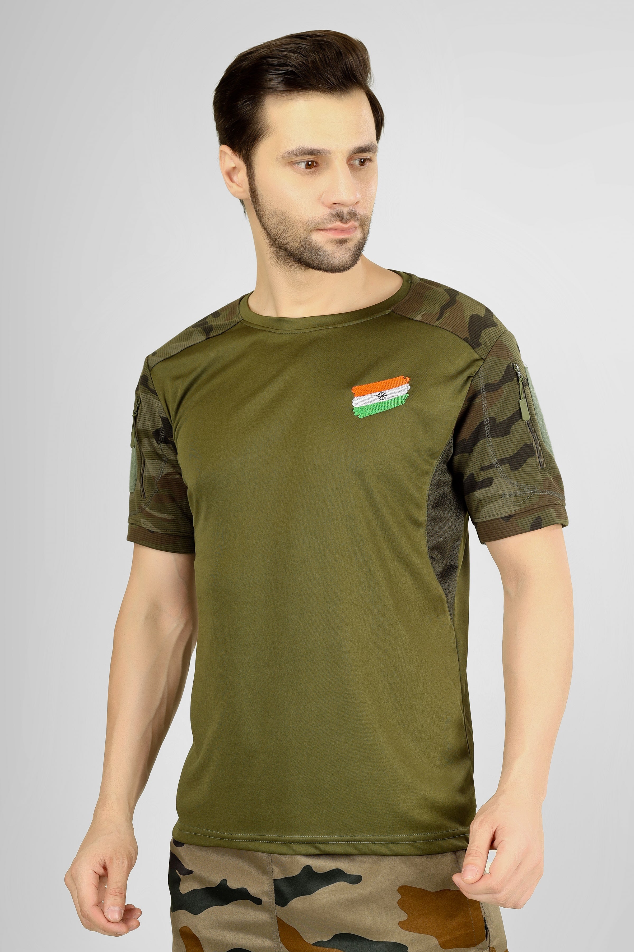 Yodha Print Patriot Tactical H/S T-Shirt