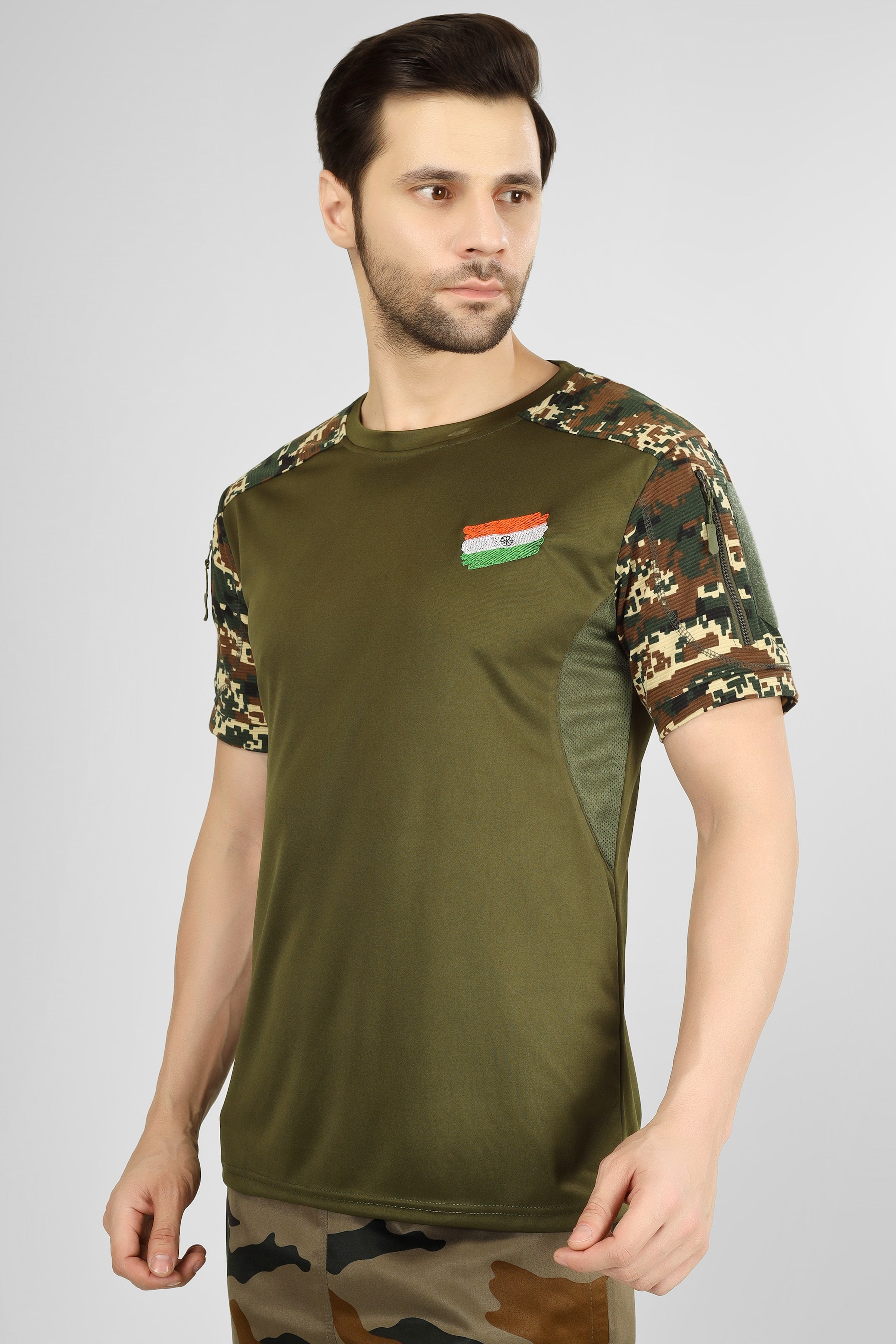 Light Cobra Camo Tactical H/S T-Shirt