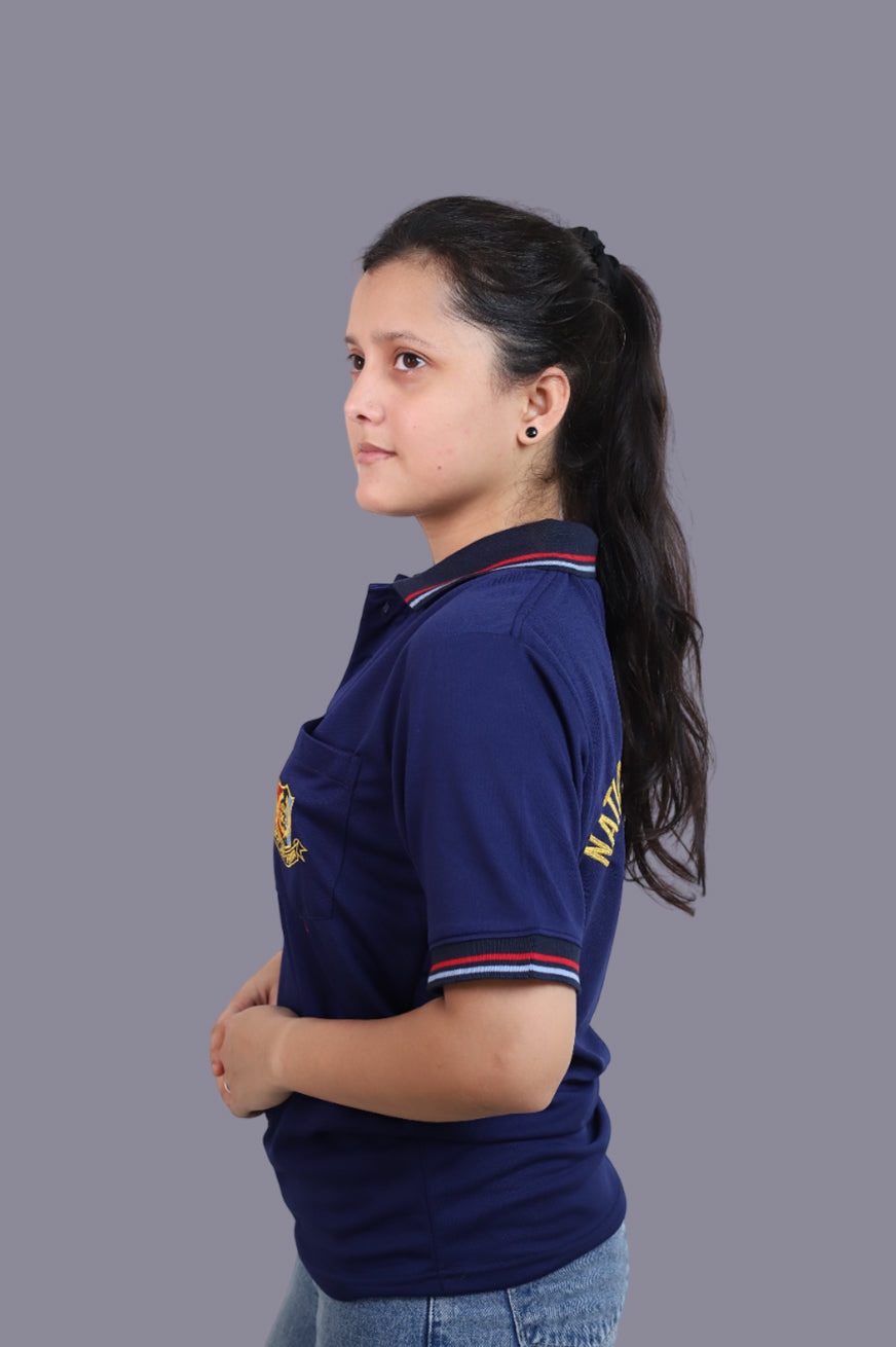 NCC Blue Navy Half Sleeve T-Shirt for Women