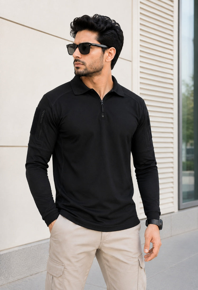 Officer Choice Black Full Sleeve T-Shirt