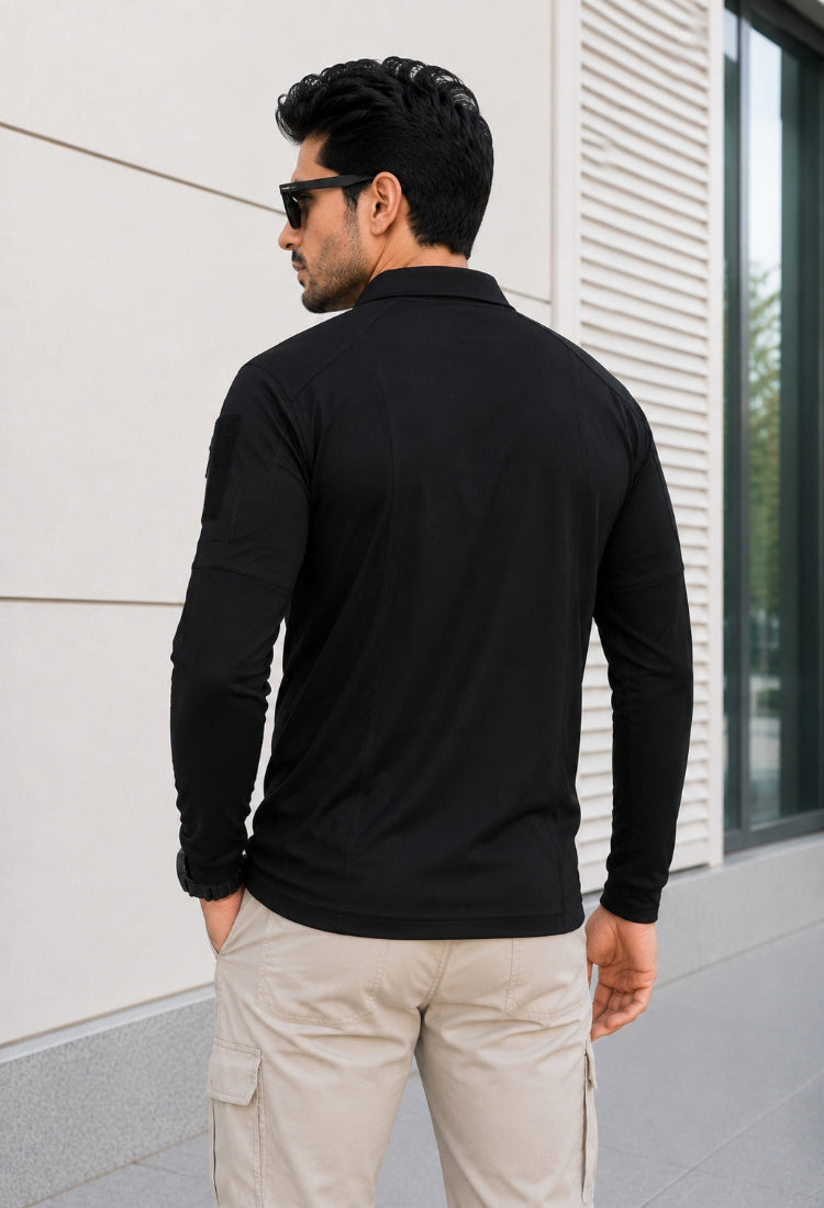 Officer Choice Black Full Sleeve T-Shirt