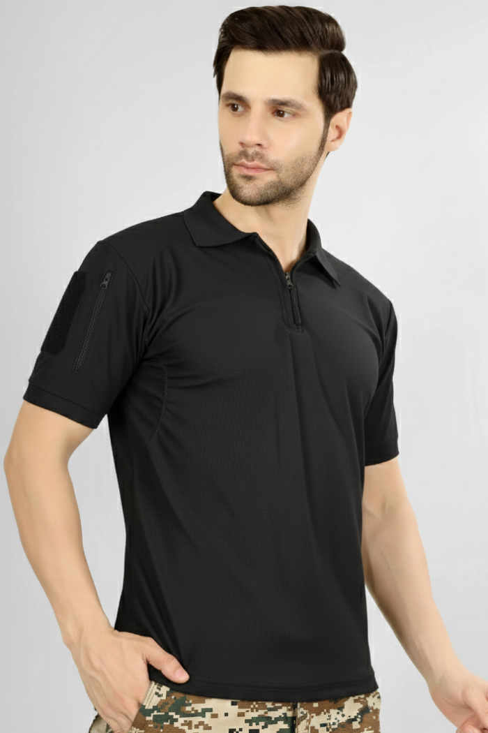 Black Officer Choice Tactical H/S T-Shirt