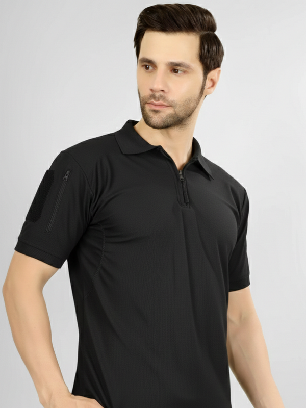 Black Officer Choice Tactical H/S T-Shirt