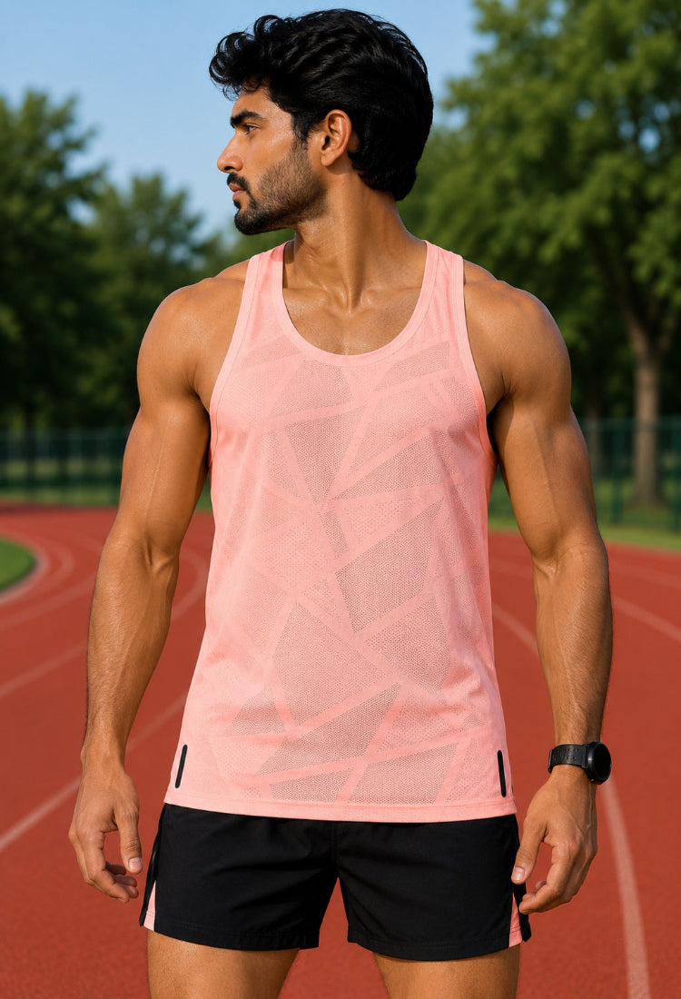 Peach Running Sando