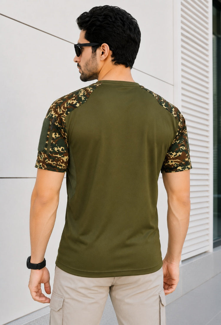 Light Cobra Camo Tactical H/S T-Shirt
