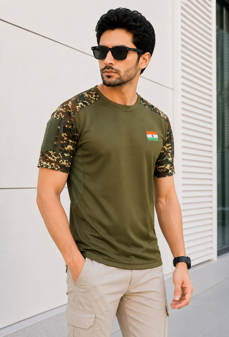 Light Cobra Camo Tactical H/S T-Shirt