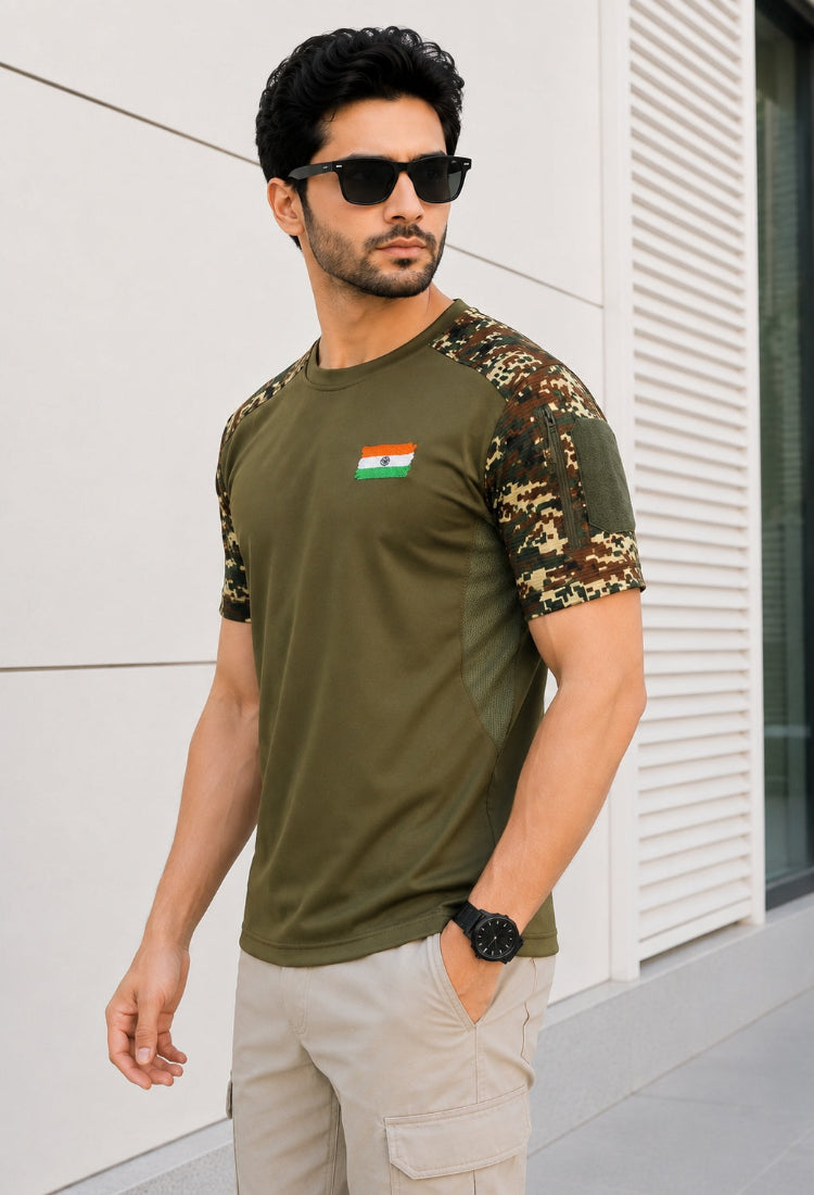 Light Cobra Camo Tactical H/S T-Shirt