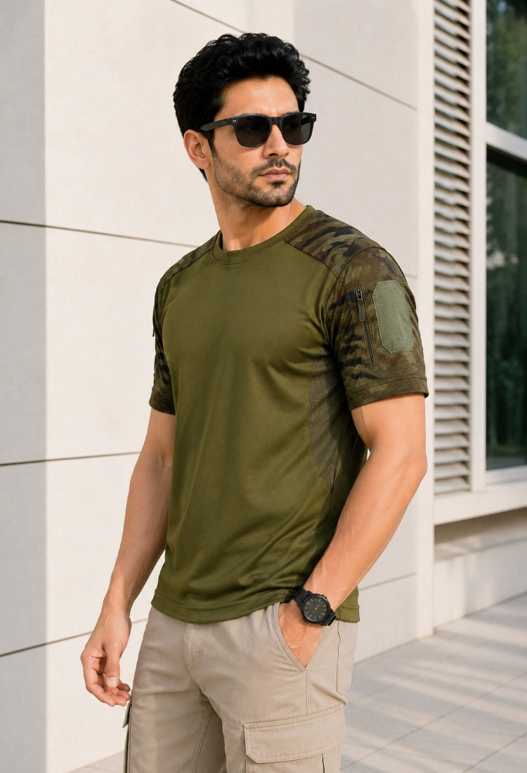 Yodha Print Patriot Tactical H/S T-Shirt