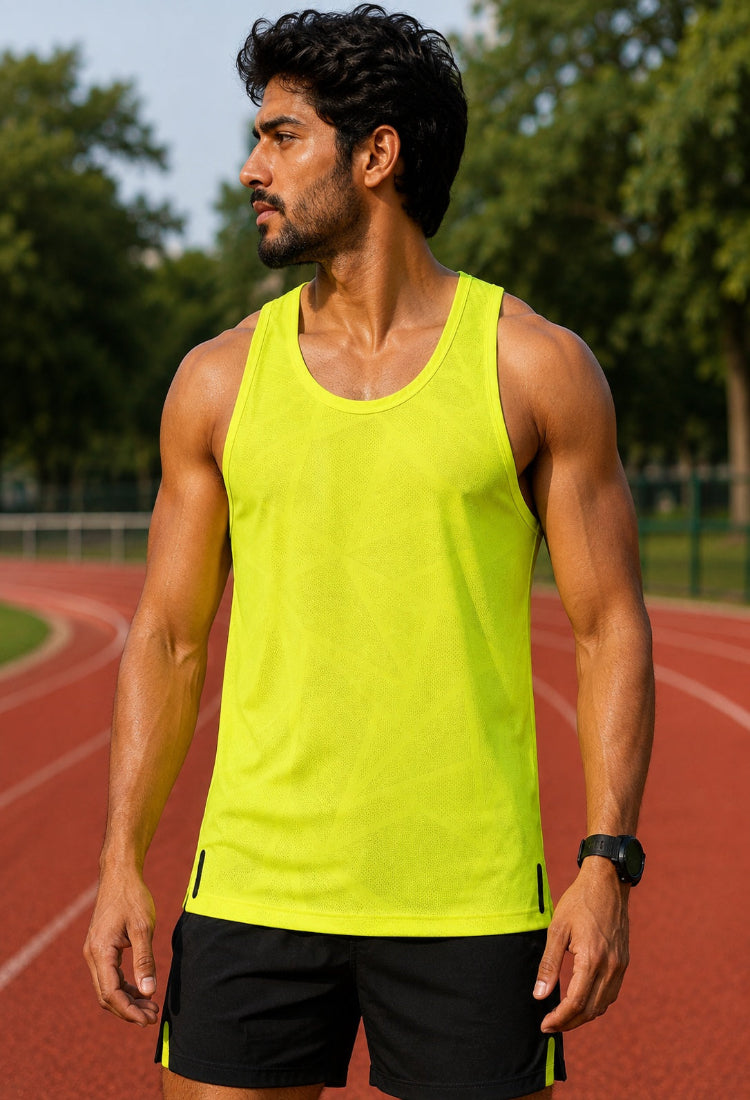 Neon Yellow Running Sando