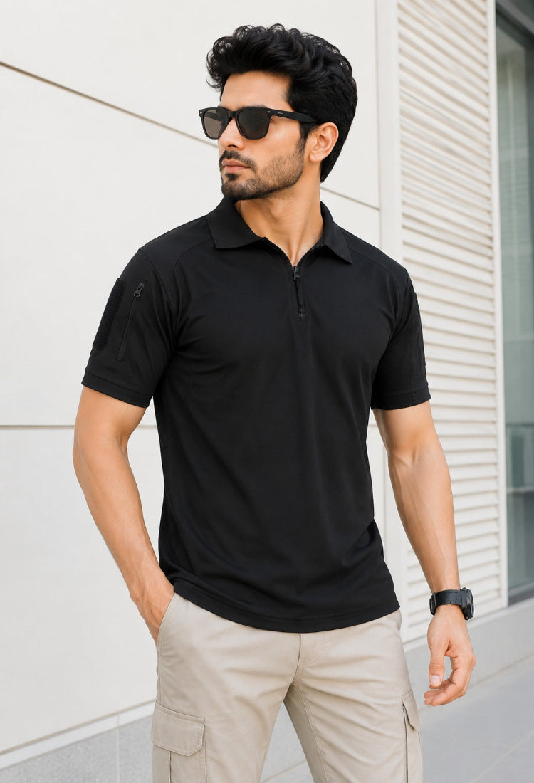 Black Officer Choice Tactical H/S T-Shirt