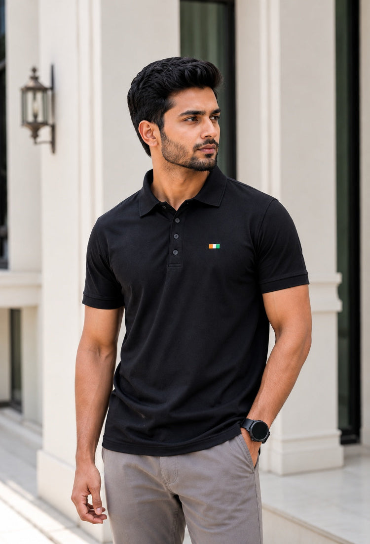 Imported Black H/S Premium T-Shirt