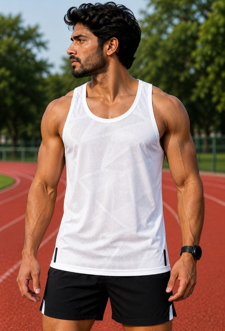 White Running Sando