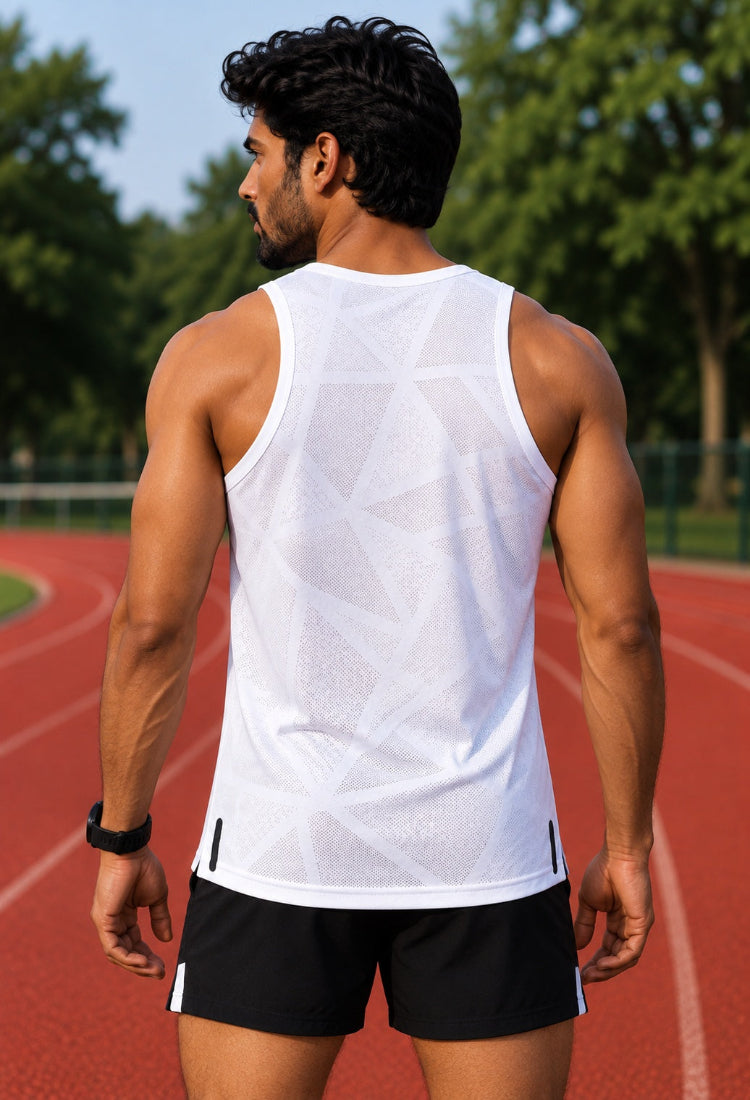 White Running Sando