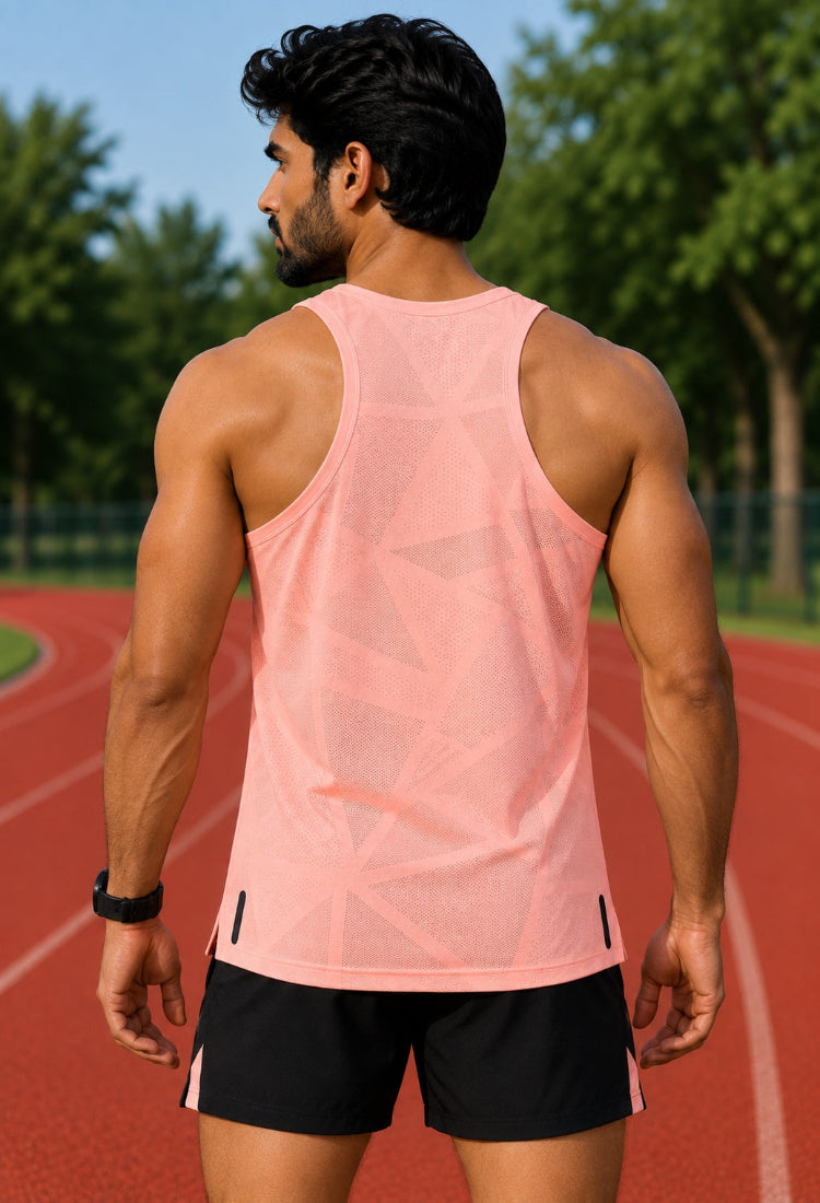 Peach Running Sando
