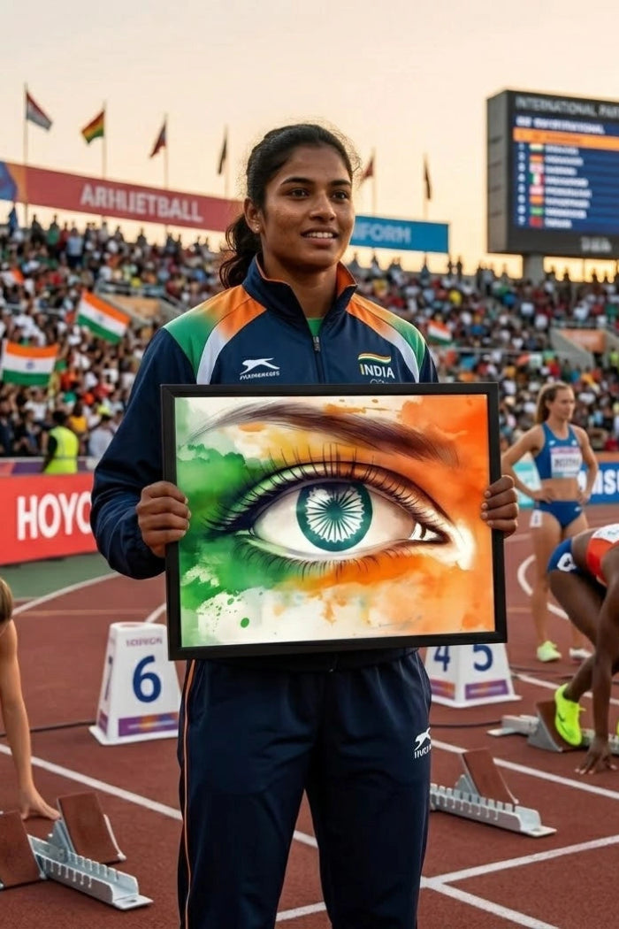 Tiranga Vision – Patriotic Wall Frame