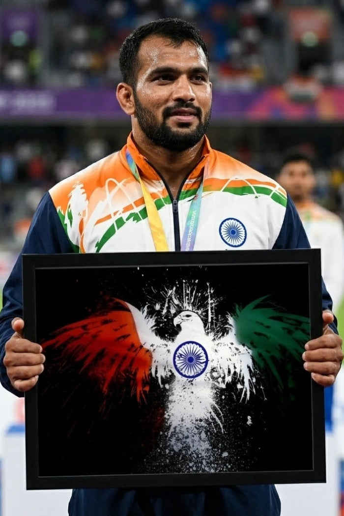 Tiranga Wings Freedom Frame