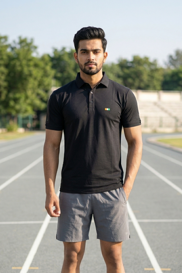 Imported Black H/S Premium T-Shirt