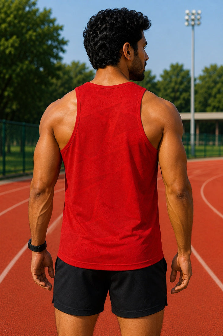 Red Running Sando